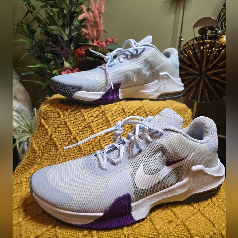 SOLD - Nike Air Max Impact 4, Women's size 14, White and Purple